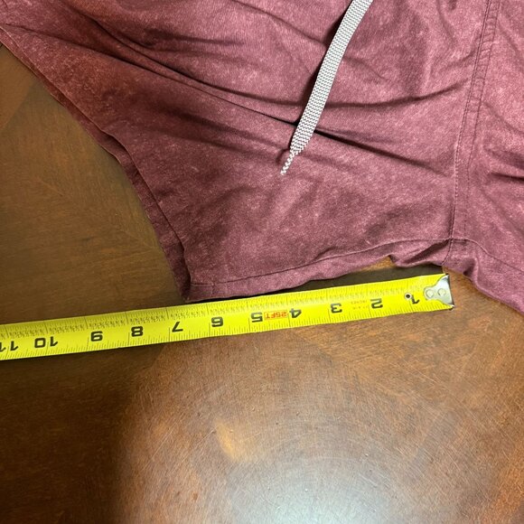 Goodfellow & Co Mens Maroon Elastic Drawstring Swim Shorts M - Picture 7 of 11